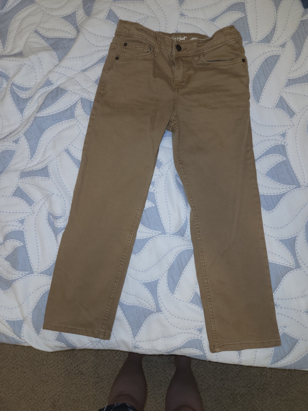 Cat & Jack Brown Straight-Leg Kids Jeans